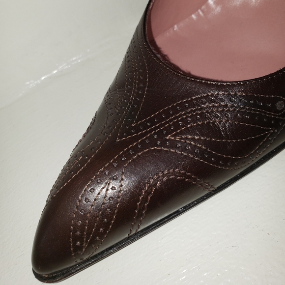FRATELLI ROSSETI CHOCOLATE BROWN DOUBLE STRAP MARY - Picture 3 of 8
